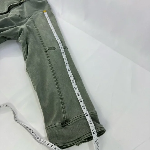 Anthropologie Plus 3X Everyday Belted Moto Jacket Light Green Lined Zip & Button - Picture 15 of 16